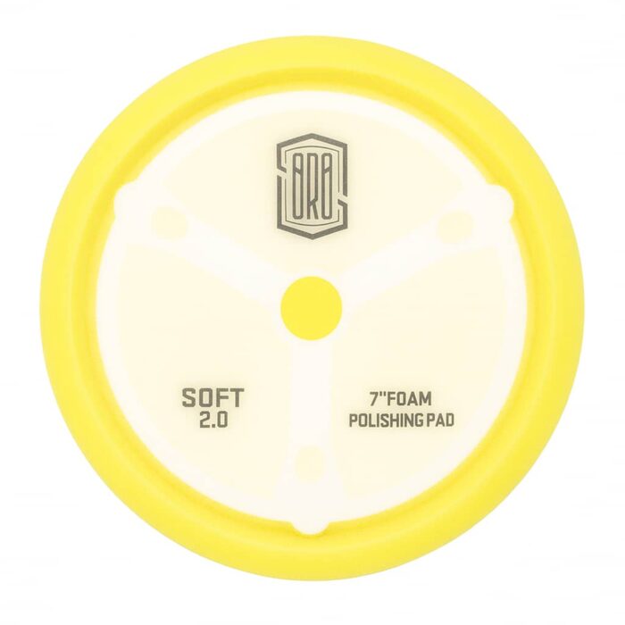پد پولیش متوسط روتاری زرد 150 میلی متری سورین بو مدل Surainbow Professional Medium Cut Polishing Pad 150mm t601b - Image 1
