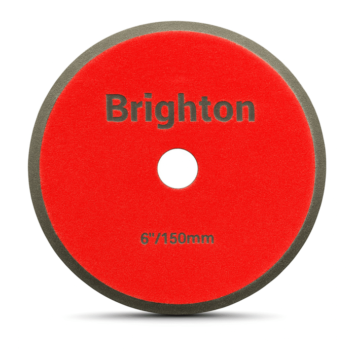 پد پولیش پوست بره اوربیتال برایتون Brighton Wool Pad 150 - Image 1