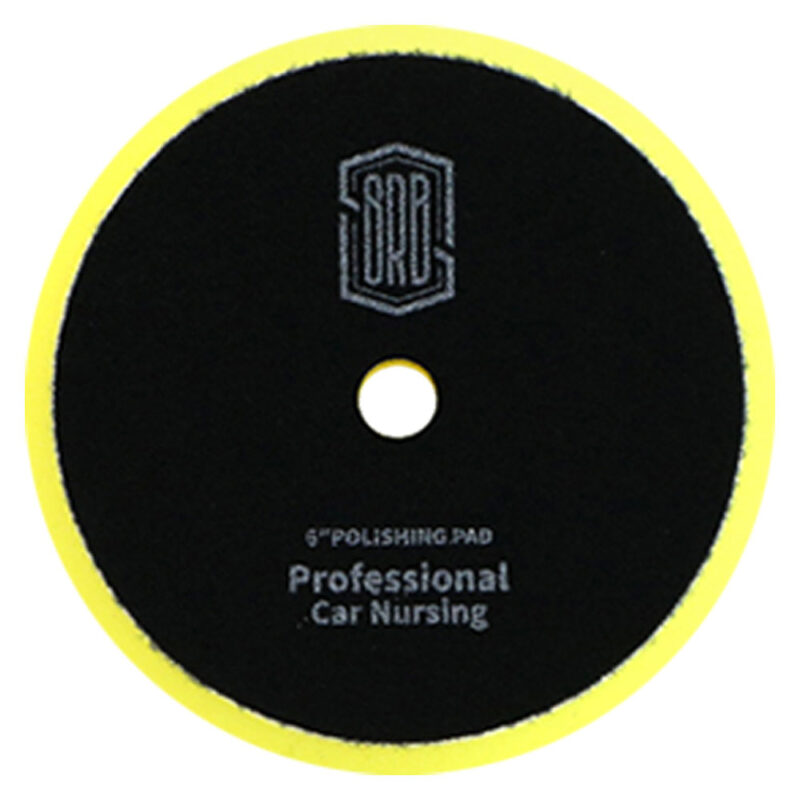 پد پولیش متوسط دوکاره زرد 125 میلی متری سورین بو مدل Surainbow DA Medium Cut Polishing Pad 5inches Yellow t6002b