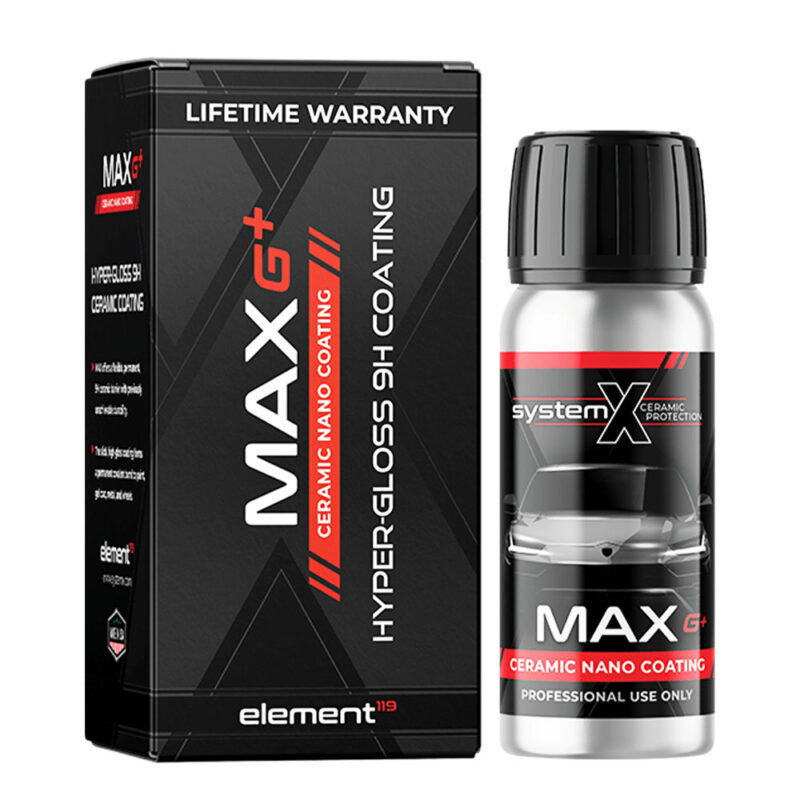 پوشش نانو سرامیک سیستم ایکس المنت 119 مکس جی پلاس مخصوص بدنه خودرو