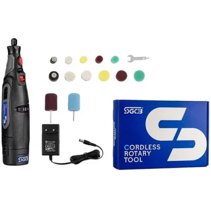 کیت کامل پولیش مینیاتوری اس جی سی بی مدل SGCB 20Pcs Powerful Mini Detail Polisher Kit SGGF192