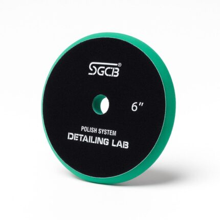 پد پولیش زبر سبز اس جی سی بی 150 میلی متری مدل SGCB RO & DA Polishing Foam Pad 6inches SGGA180