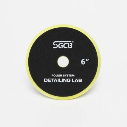پد پولیش نرم زرد اس جی سی بی 150 میلی متری مدل SGCB RO & DA Buffing Foam Pad 6inches SGGA181