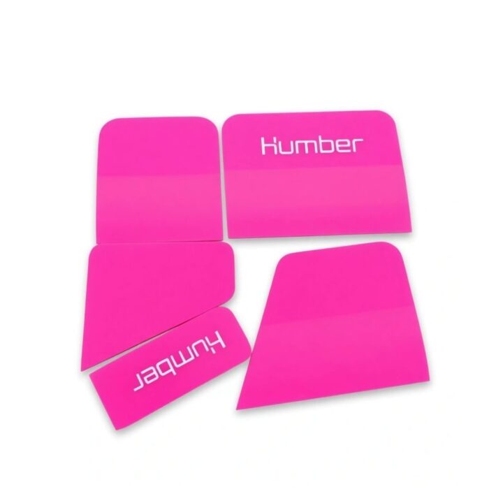 کیت 5 عددی کاردک اجرای کاور و پی پی اف هامبر مدل Humber Pink PPF Squeegee Kit - Image 1