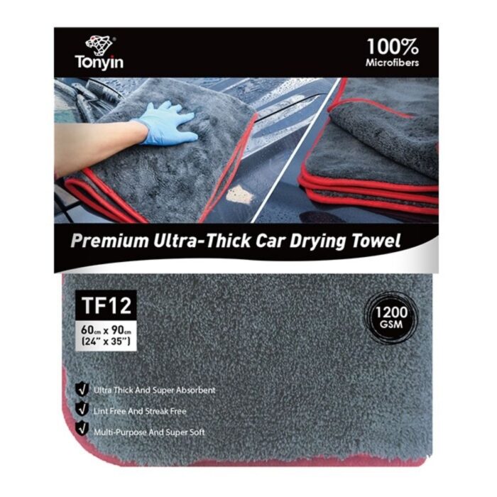 حوله خشک کن میکروفایبر تونین TONYIN MICROFIBER CORAL VELVET TOWEL TF12 - Image 1