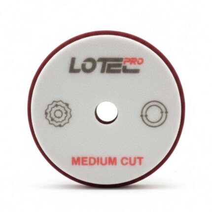 پد پولیش متوسط روتاری زرشکی لوتک پرو Lotec pro Rotary Polishing Pad Medium 150