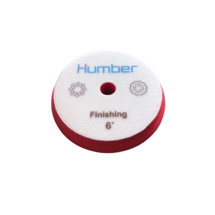 پد پولیش نرم دوکاره 150 میلی متر قرمز هامبر مدل Humber Dual Action Fine Red Finishing Foam Pad 6 inch