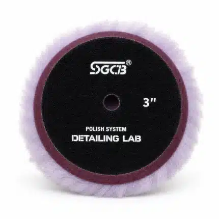 وول پد پولیش پشمی زیر سایز 75 میلیمتر SGCB Wool Cutting Pad / Heavy / 3" / Light Purple