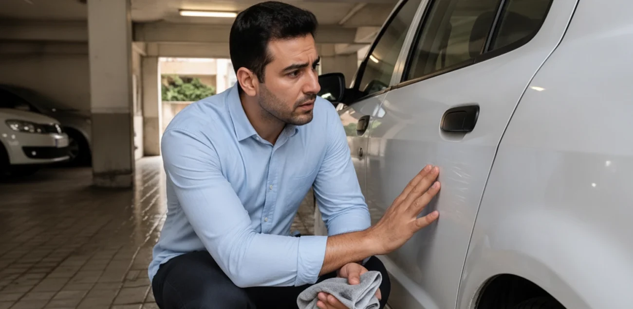 روش رفع خط و خش ماشین در منزل