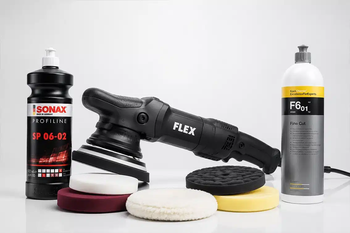 بهترین دستگاه پولیش خودرو برای خرید؛ راهنمای انتخاب حرفهای و خانگی 9 هماهنگ کردن دستگاه پولیش با پد و پولیش